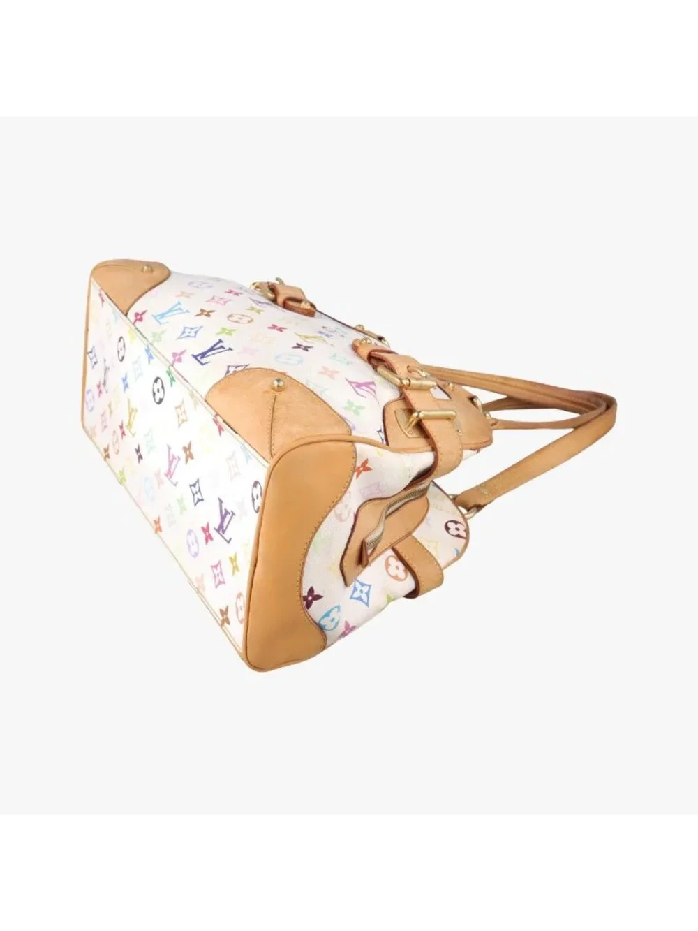 Louis Vuitton Claudia Blanc Monogram Multicolor Shoulder Bag